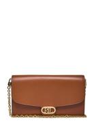 Lauren Ralph Lauren Leather Medium Adair Crossbody Brun