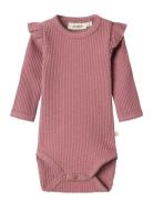 Lil'Atelier Nbfraja Sao Ls Slim Body Lil Rosa