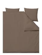 Södahl Bed Linen 200X220 Crisp Taupe Brun