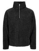 Jack & J S Jorroxbury Teddy Sweat High Neck Ln Svart