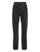 Calvin Klein Jeans High Rise Straight Svart