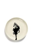 Serax Plate S White Artichoke Black Feast By Ottolenghi Set/2 Multi/pa...