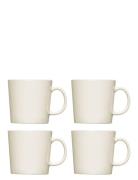 Iittala Teema Mug 0,3L White 4Pcs Vit