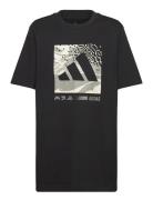 Adidas Sportswear J Camo Logo Tee Svart