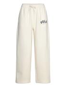 Polo Ralph Lauren Logo Fleece Wide-Leg Sweatpant Kräm