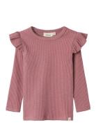 Lil'Atelier Nmfraja Sao Ls Slim Top Lil Rosa