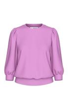 Selected Femme Slftenny 3/4 Sweat Top Noos Lila