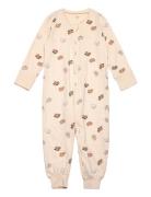 Lindex Pyjamas Fluffy Dogs Beige