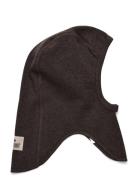 Huttelihut Balaclava Cotton Rib Brun