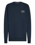 Tommy Hilfiger Monotype Label Sweatshirt Marinblå