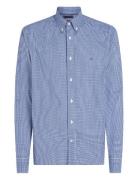 Tommy Hilfiger Flex Poplin Gingham Rf Shirt Blå