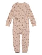 CeLaVi Jumpsuit Ls - Aop Beige