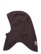 Huttelihut Balaclava Wool Rib Brun