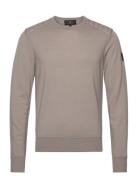 Belstaff Kerrigan Crewneck Jumper Dark Ink Beige