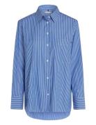 Tommy Hilfiger Ess Poplin Easy Fit Shirt Blå