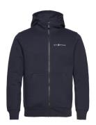 Sail Racing Bowman Logo Zip Hood Marinblå