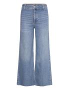 Mango Catherin Culotte High-Rise Jeans Blå