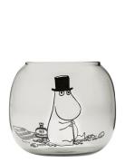 Moomin Moomin Tealight Holder Moominpappa Grey Grå