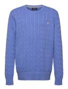 Ralph Lauren Kids Cable-Knit Cotton Sweater Blå