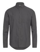 Selected Homme Slhslimowen-Brushed Shirt Ls D Grå