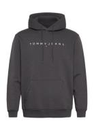 Tommy Jeans Tjm Reg Linear Logo Hoodie Ext Svart