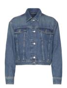 BOSS C_Trucker Jacket 1.0 Blå