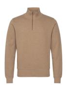 GANT Sacker Rib Half Zip Beige