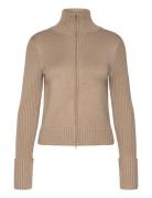 Weekday Zip Cardigan Beige