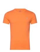 Polo Ralph Lauren Custom Slim Fit Jersey Crewneck T-Shirt Orange