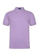 Polo Ralph Lauren Slim Fit Mesh Polo Shirt Lila