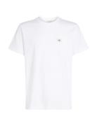 Calvin Klein Jeans Woven Label Regular Tee Vit