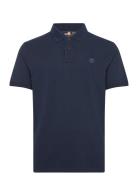 Timberland Pique Short Sleeve Polo Marinblå