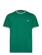 Fred Perry Twin Tipped T-Shirt Grön