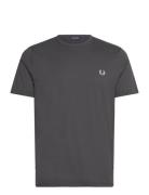 Fred Perry Ringer T-Shirt Grå