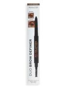 Revolution Beauty London Makeup Revolution Duo Brow Definer Pencil Bru...