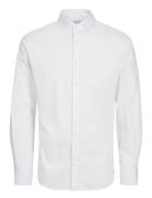 Jack & J S Jjeaxel Stretch Shirt Ls Noos Jnr Vit