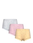 Lindex Boxer 3 Pack Flower Rosa