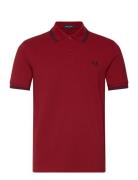 Fred Perry Twin Tipped Fp Shirt Burgundy