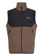 HALO Halo Blocked Fleece Vest Brun