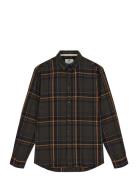 Anerkjendt Akleif Flannel Check Shirt Brun