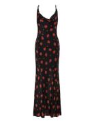 Bardot Monroe Cowl Neck Maxi Dress Svart