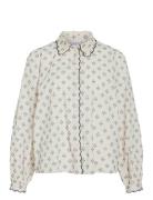 Vila Visteffie L/S Shirt/R Beige