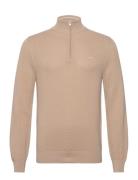 GANT Cotton Pique Halfzip Beige