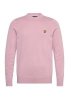 Lyle & Scott Cotton Crew Neck Jumper Rosa