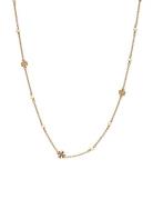 Tory Burch Delicate Kira Pearl Necklace Guld