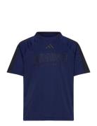 Adidas Sportswear J Hot Tee Marinblå