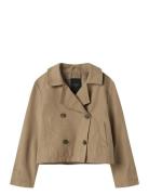 Name It Nkfmadelin Trench Coat Short Beige