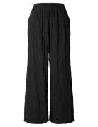 Selected Femme Slfcoria Hw Wide Pant B Svart