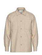 Selected Homme Slh-Brody Sun Overshirt Ls Noos Beige