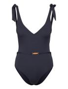 Malina Sally V-Neck Swimsuit Marinblå